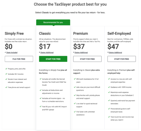 TaxSlayer Review and TaxSlayer Promo Code - My Tax Coupon